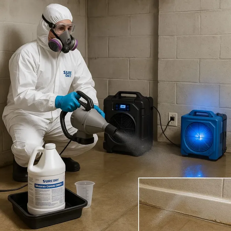 Sanitization and Odor Removal process in Highland Lake, NJ